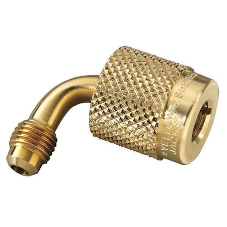 Quick Coupler, Low Loss, 1/4 In MxF, 90 Deg MPN:19209
