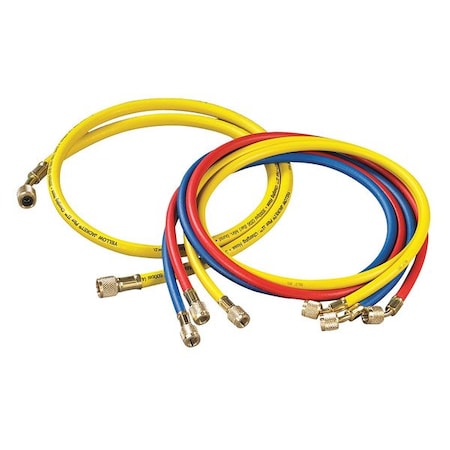 Hose Set, 5 ft L, Yellow, 700 psi MPN:21990