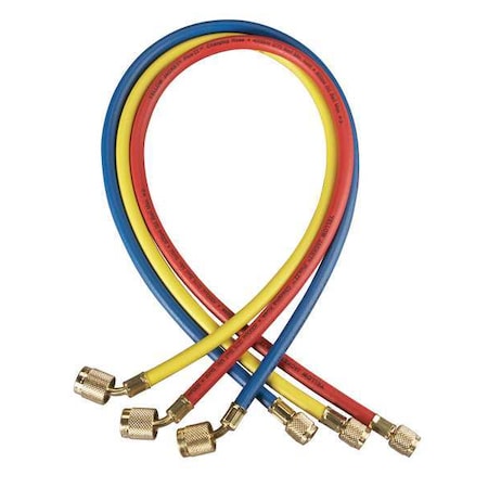 Manifold Hose Set, 36 In, Red, Yellow, Blue MPN:22983