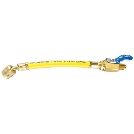 Charging/Vacuum Hose, Low Loss, 9 In, Yel MPN:25002