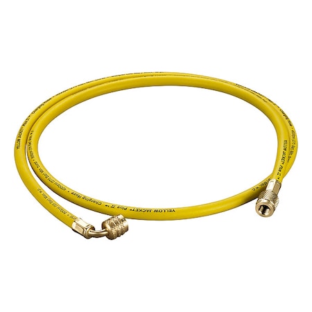 Hose, 7 ft Overall L., Yellow, Nylon MPN:30660