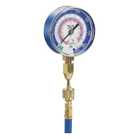 Test Gauge, 3 1/8 in Dia, Blue MPN:40345