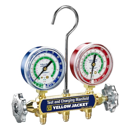 Manifold Gauge Set, 2 1/2 in Gauge MPN:41212
