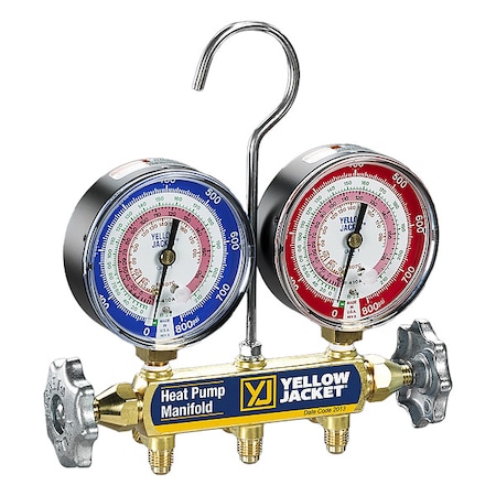 Manifold Gauge Set, 3 1/8 in Gauge MPN:42041