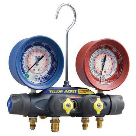 Mechanical Manifold Gauge Set, 4-Valve MPN:46010