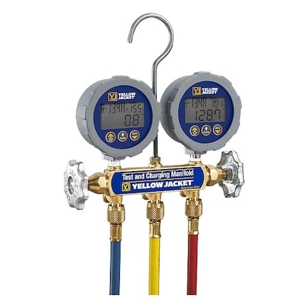Manifold Gauge Set, 5 ft L, 3 1/8 in Gauge MPN:46062