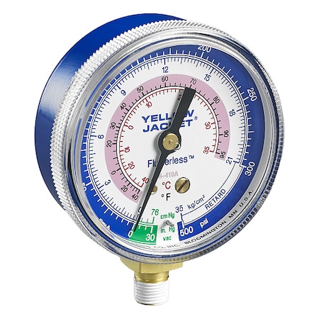 Test Gauge, 2 1/2 in Dia, Blue MPN:49036