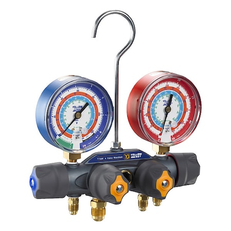 Manifold Gauge Set, 6 ft L, 3 1/8 in Gauge MPN:49907
