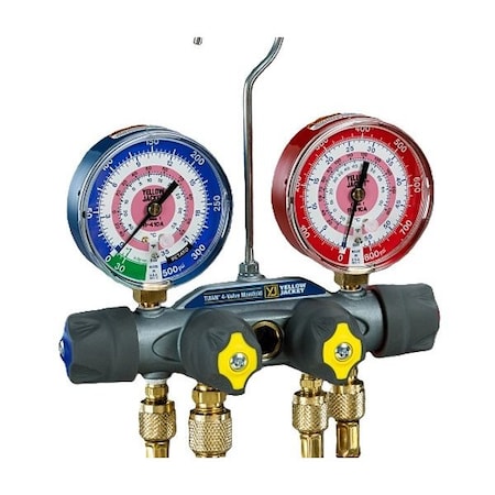 Manifold Gauge Set, 5 ft L, 3 1/8 in Gauge MPN:49935