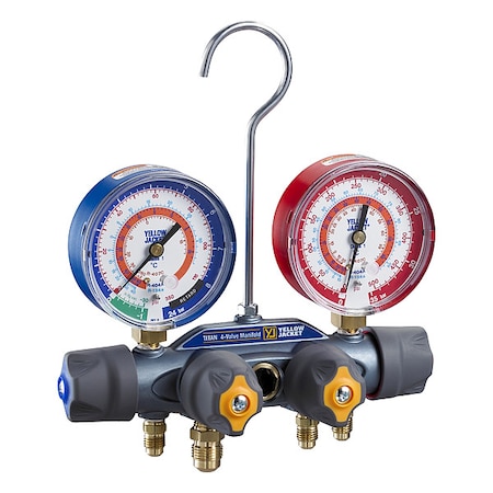 Manifold Gauge Set, 3 1/8 in Gauge MPN:49956