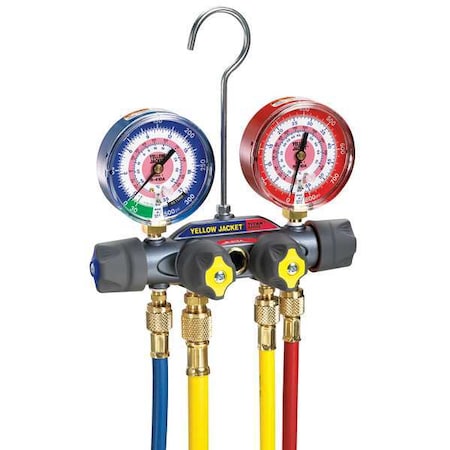 Mechanical Manifold Gauge Set, 4-Valve MPN:49960