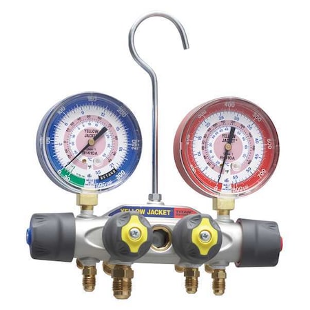 Mechanical Manifold Gauge Set, 4-Valve MPN:49962