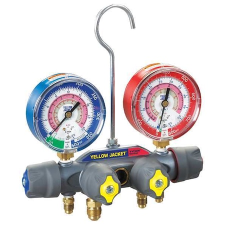 Mechanical Manifold Gauge Set, 4-Valve MPN:49963