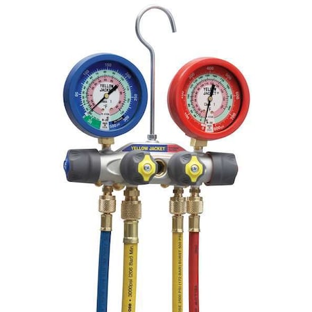 Manifold Gauge Set, 5 ft L, 3/8 in Gauge MPN:49977