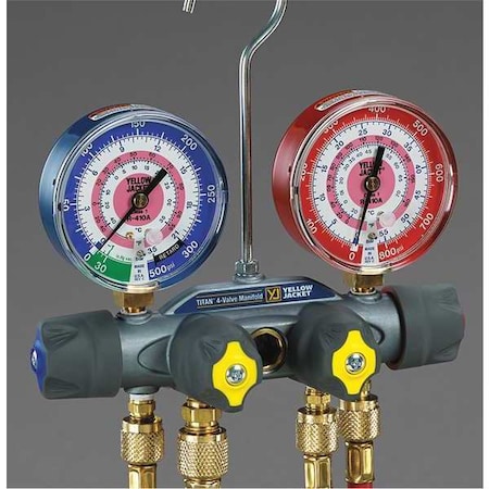 Mechanical Manifold Gauge Set, 4-Valve MPN:49983