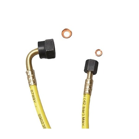 High Side Hose, 30 in L, Yellow, 800 psi MPN:78730