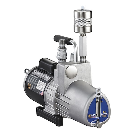 Vacuum Pump, 6.7 cfm, 25 micron, 250V AC MPN:93533