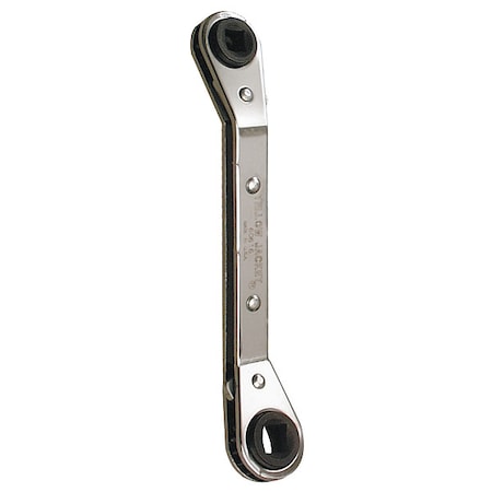 Ratcheting Refrigeration Wrench, 5-5/8 in, Finish: Chrome MPN:60616