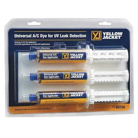 Fluorescent Dye, White, 1 oz, Syringe, PK6 MPN:69700
