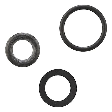 Hose Gasket Set, 0.12 in L, Rubber MPN:19045