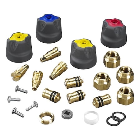 Repair Kit, 7 in L, Black, Bronze MPN:41083