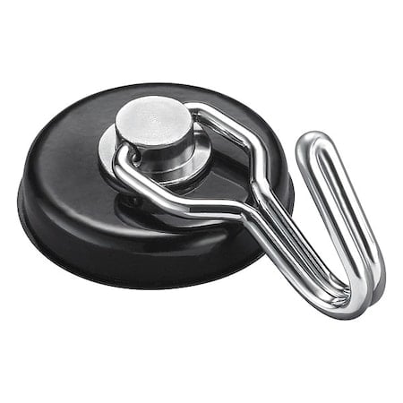 Hook, 5 in L, Black, Steel MPN:61193