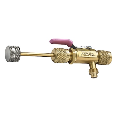 Valve Core Remover, 10 in L, Brass MPN:18992