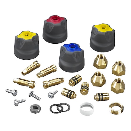 Repair Kit, 8 in L, Black, Bronze MPN:41082