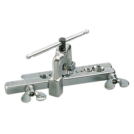 Flaring Tool, Single 45 Degree, 3/16 in, 1/4 in, 5/16 in, 3/8 in, 7/16 in, 1/2 in, 5/8 in, Swivel MPN:60210