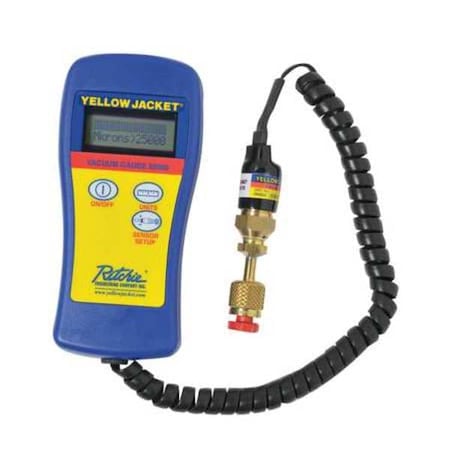 Vacuum Gauge, LCD, Brass, Visual MPN:69086