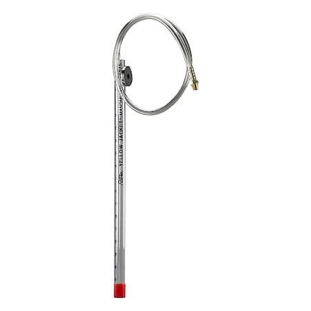 Analog Manometer, Plastic, Red, 0.54 psi MPN:78075