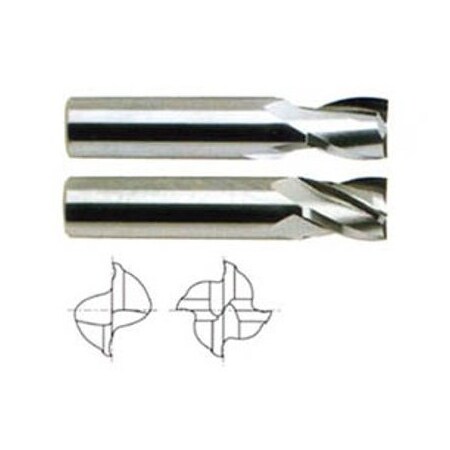 End Mill, 4 Flute, 1/2