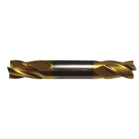 Carbide End Mill, Sq, 1/4, 1/2 Cut L MPN:33573TN