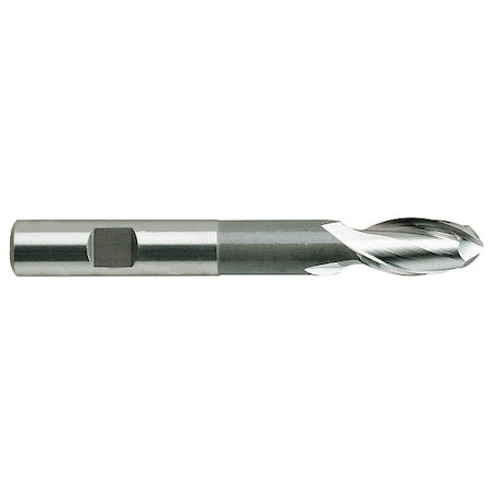Ball End Mill, 0.4375 in, HSS MPN:42063