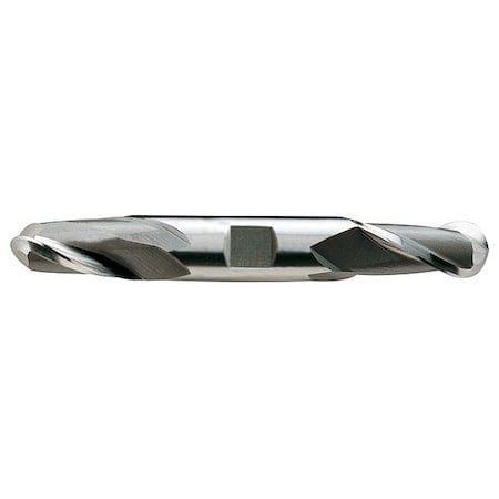 Ball End Mill, Double End, 1/4