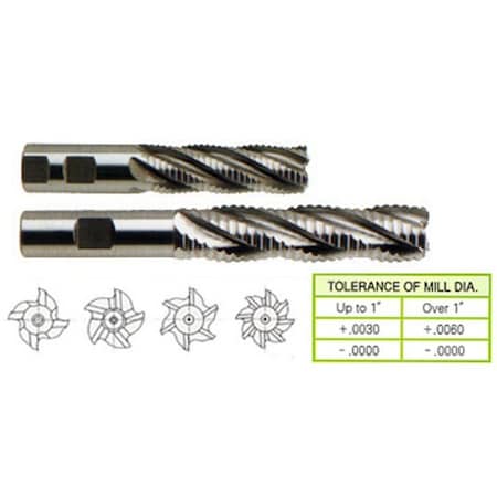 End Mill, Helix TiCN Sq, 5/8x2 1/2x4 5/8 MPN:62337CC