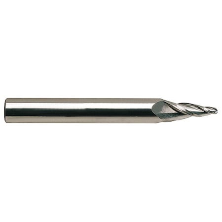 Tapered End Mill, 0.25 in, Carbide MPN:88554