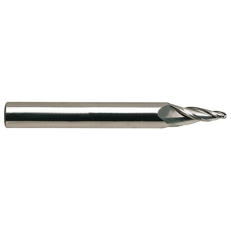 Tapered End Mill, 0.375 in, Carbide MPN:88572