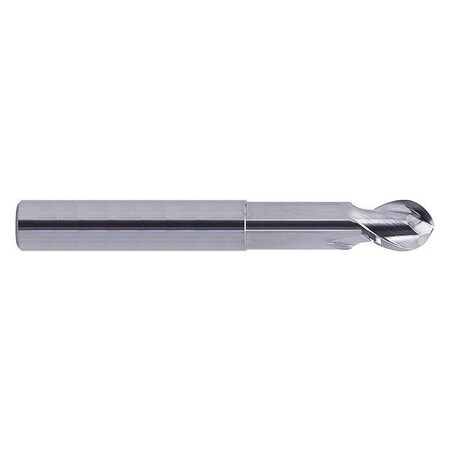Solid Carbide End Mill, Ball Nose, 1in. MPN:89908