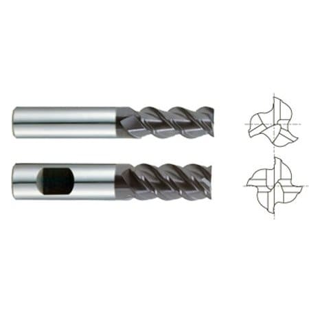 End Mill, 3 Flute, 3/8