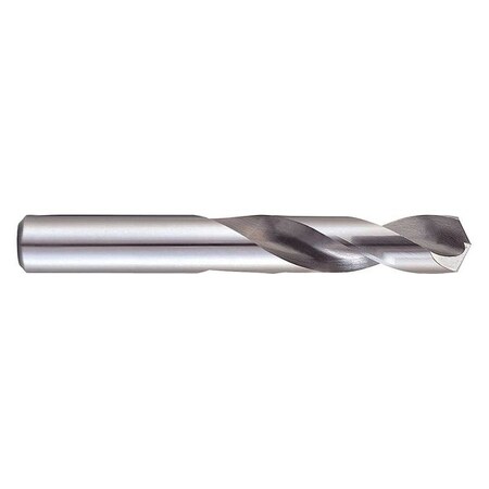 Screw Machine Drill Bit, 27/64 in Size, 135 Degrees Point Angle, High Speed Steel, TiN Finish MPN:D4146027