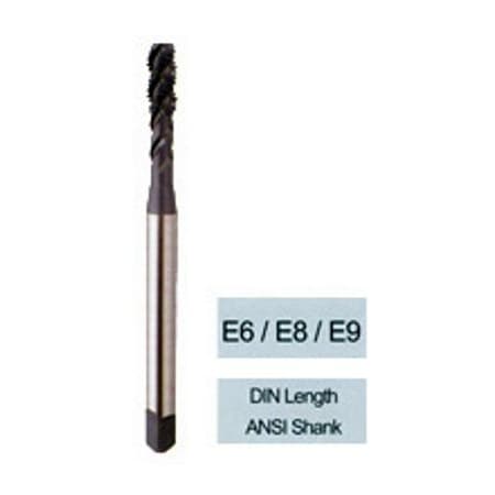 Spiral Flute Tap, Bottoming, 3 Flutes MPN:E9365