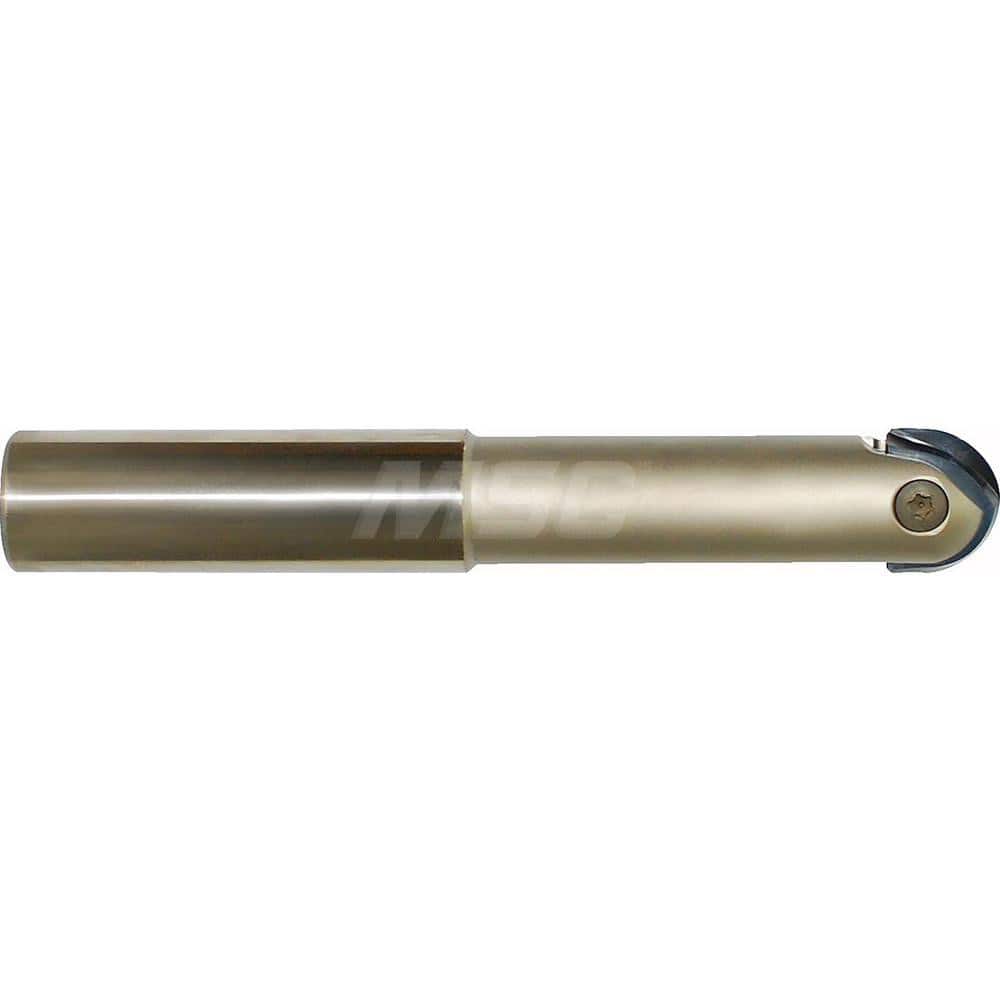 Indexable Ball Nose End Mill: 25 mm Cut Dia, 125 mm OAL MPN:ZBS2501
