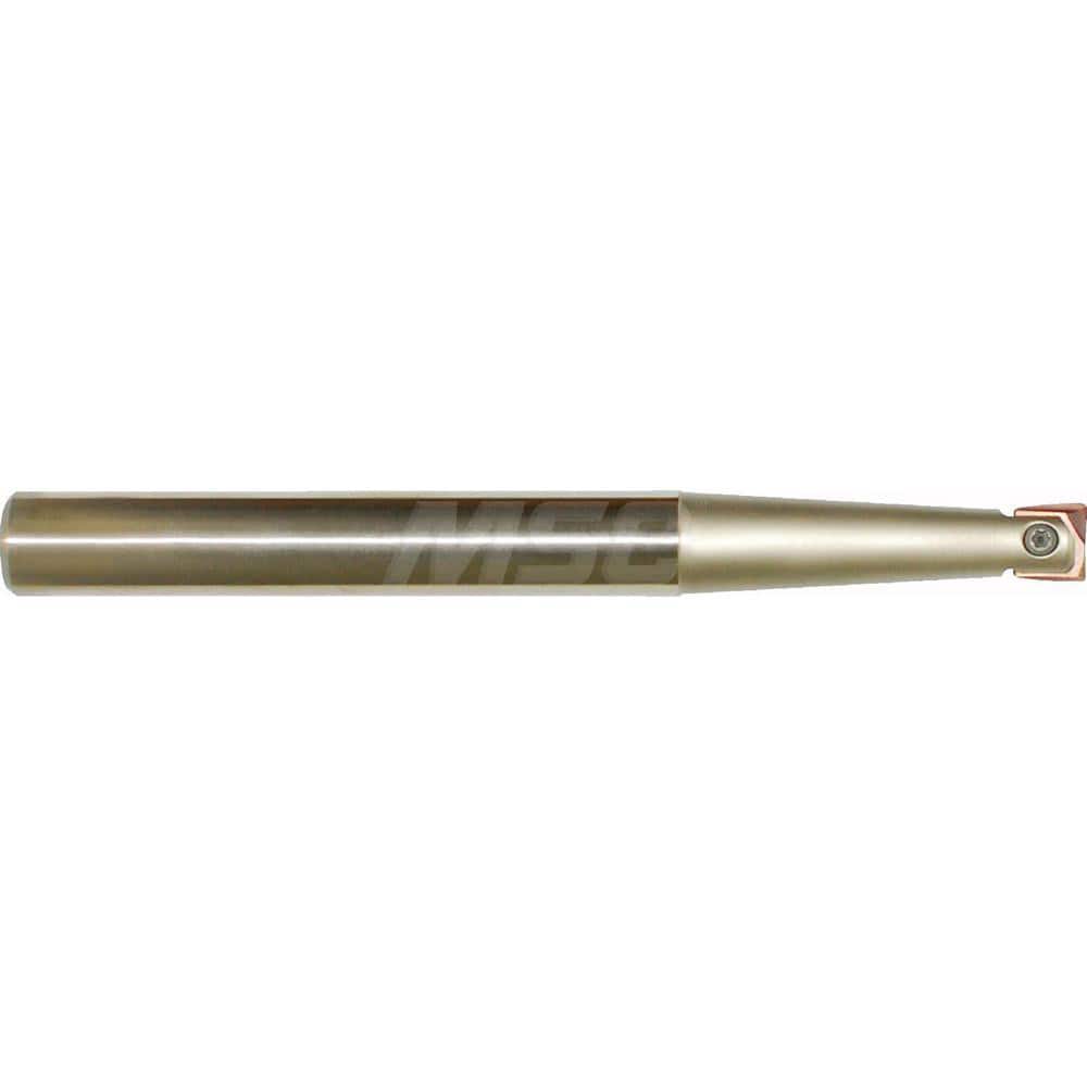 Indexable Ball Nose End Mill: 8 mm Cut Dia, 130 mm OAL MPN:ZRT8021