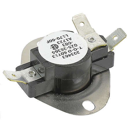 Switch, 110 deg. to 170 deg. F, Auto Reset MPN:S1-025-26366-003