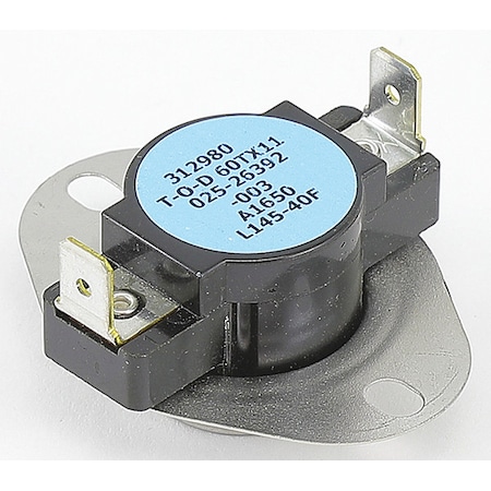 Switch, SPST, Roll-Out, 145 deg./105 deg. F MPN:S1-025-26392-003