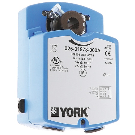 Actuator Bypass and Zone Damper MPN:S1-025-31978-000