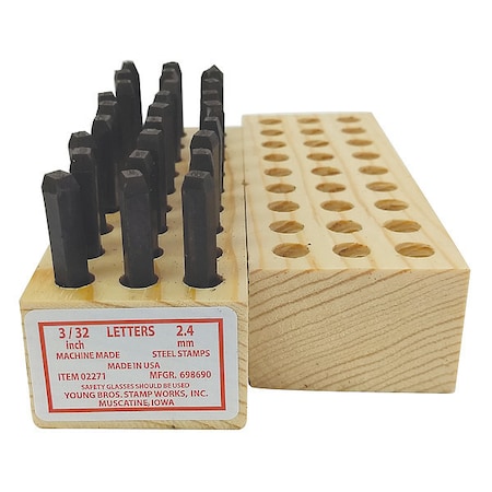 Hand Stamp Kit, Letter Set MPN:02271