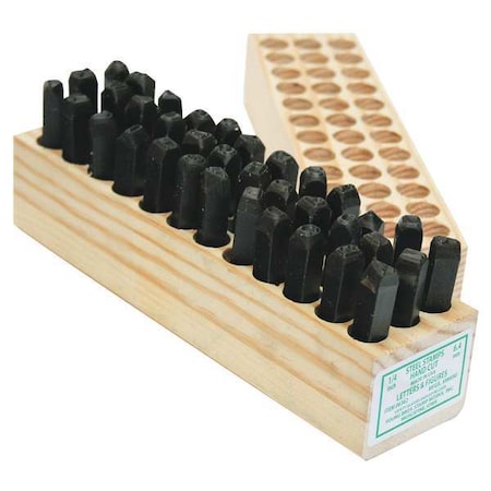 Hand Stamp Kit, Letter/Number Set MPN:05362