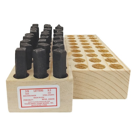 Hand Stamp Kit, Letter Set MPN:08271